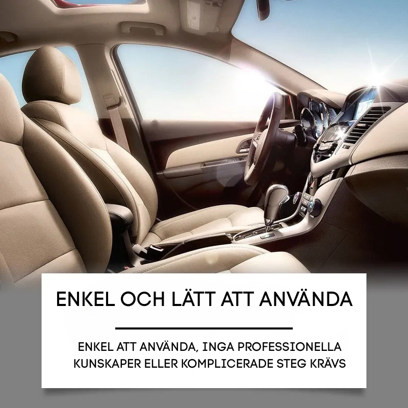 Rengöringskräm för bilens läder