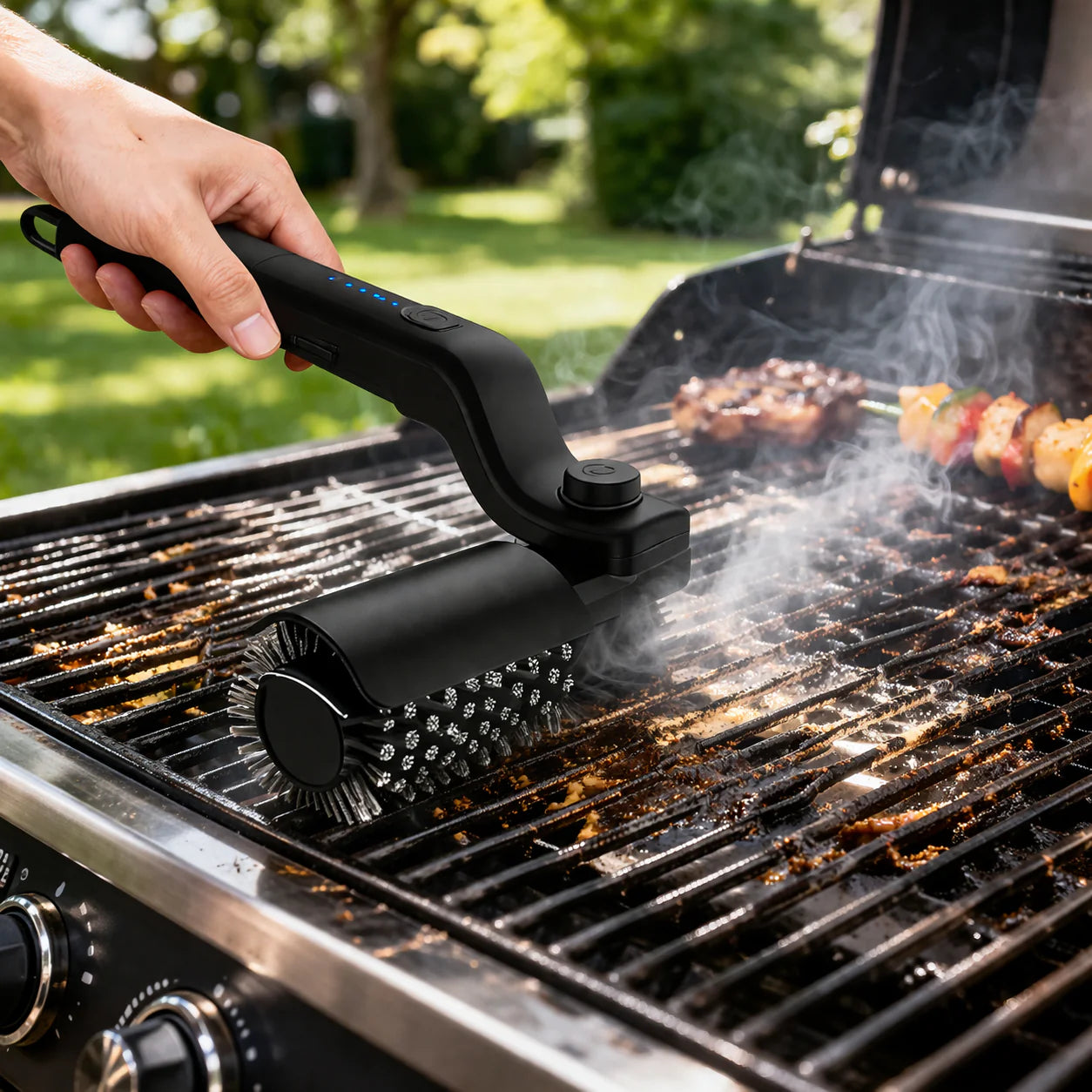Elektrisk grillborste