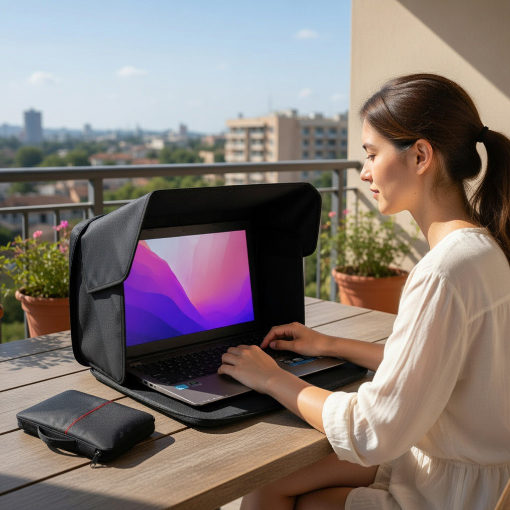 Laptopväska med Solskydd