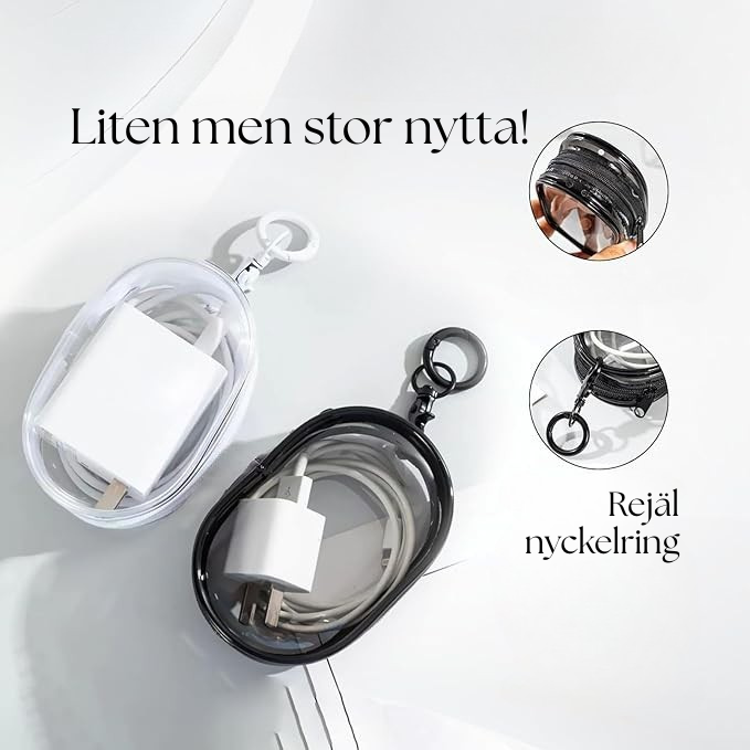 Miniväska för förvaring av laddare