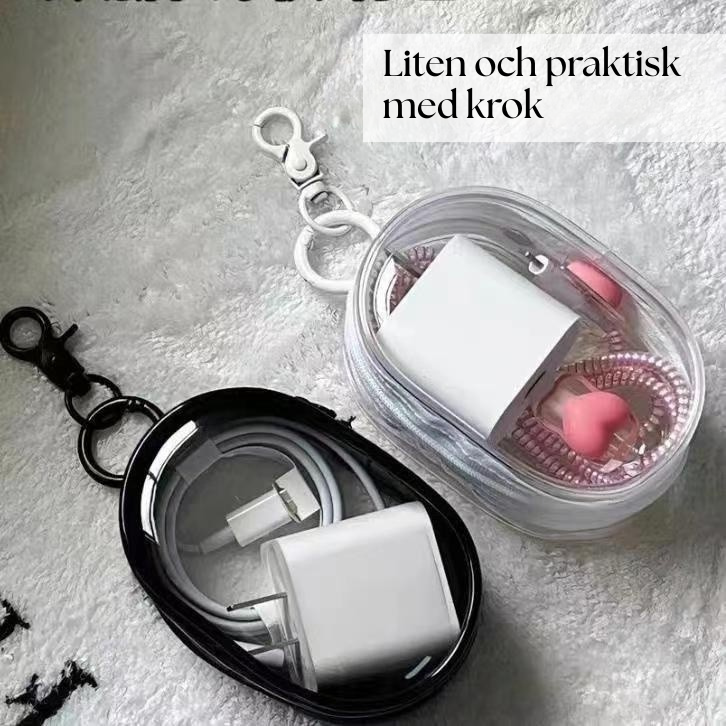 Miniväska för förvaring av laddare