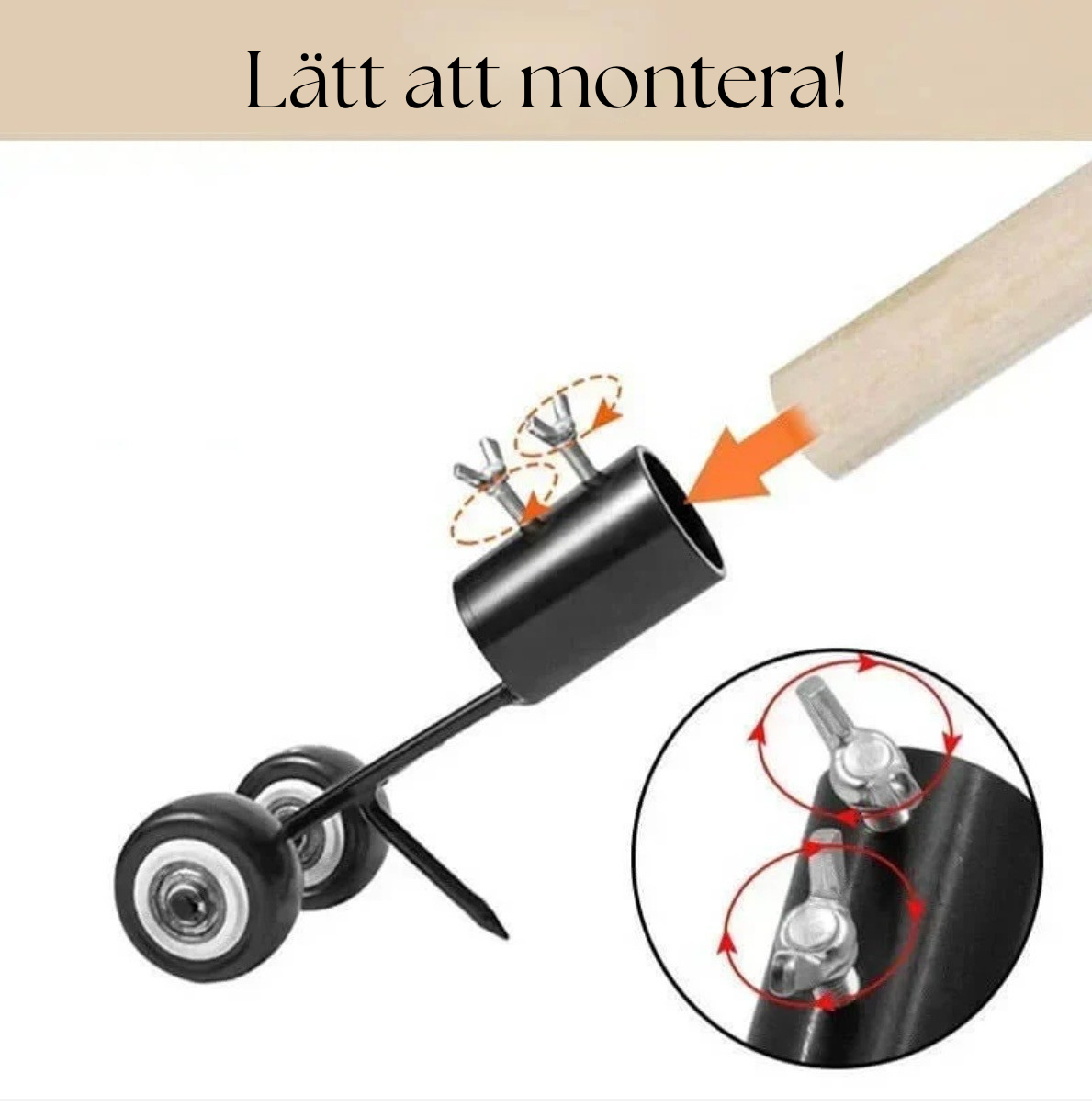 Plattrensare för ogräs