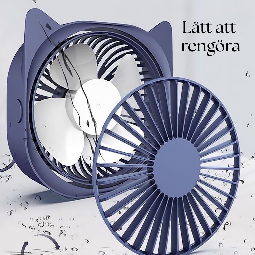 Kraftfull och tyst bordsfläkt